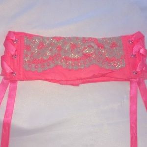 Victorias Secret Crochet Lace Waist Clincer Garter